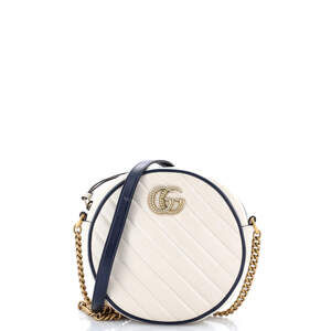 Gucci Gg Marmont Round Shoulder Bag #238121G92B